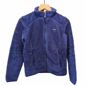 Patagonia Retro X Sherpa Fleece Deep Pile Women's Jacket Small Purple Outdoors